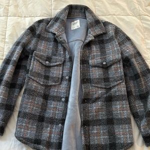 Abercrombie Plaid Jacket XS - Super Cozy!